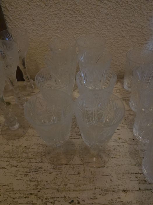 Set pahare cristal Vitrometan Mediaș