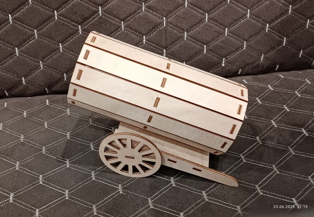 Пушка для банки из фанеры