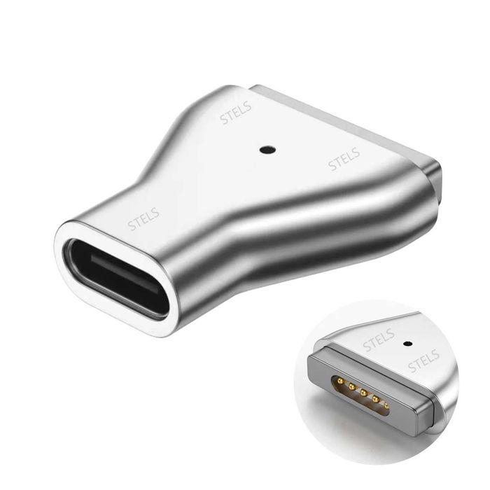 Адаптер USB-C към MagSafe 2 за MacBook, Бързо зареждане, Магнитен