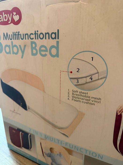 Pat portabil  bebe multifunctional