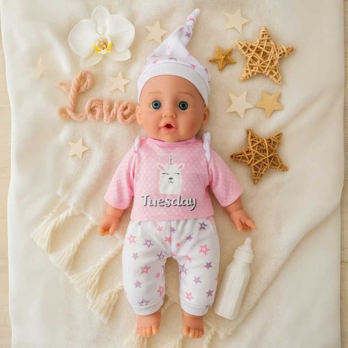 Реалистично говорещо бебе с аксесоар шише