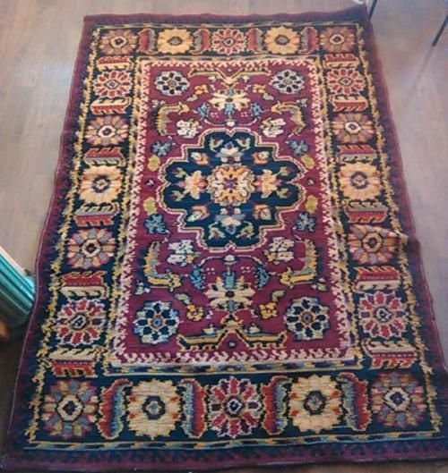 Антикварный ковер иранский артельный