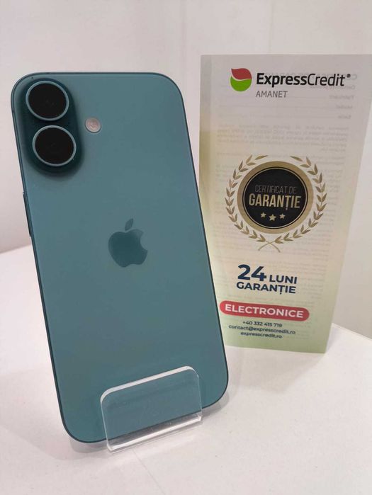 iPhone 16 128Gb 100% bateria (Ag43 Falticeni B.3799) 24 luni garantie!