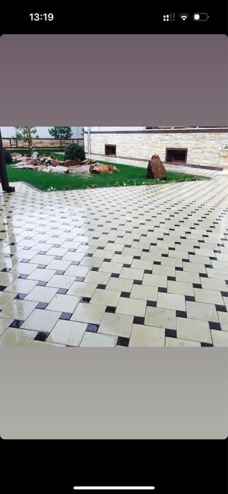 Бордюры плитка брусчатка