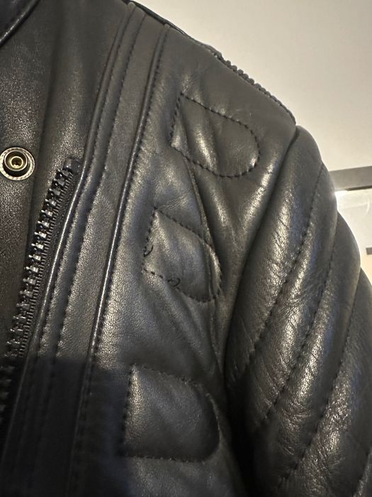 Geacă de piele 90s biker