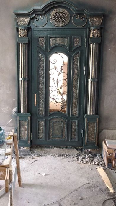 Darvoza panjara Ҳай-тек навес ворота решодка 
Сифат ва услуб бир жойда