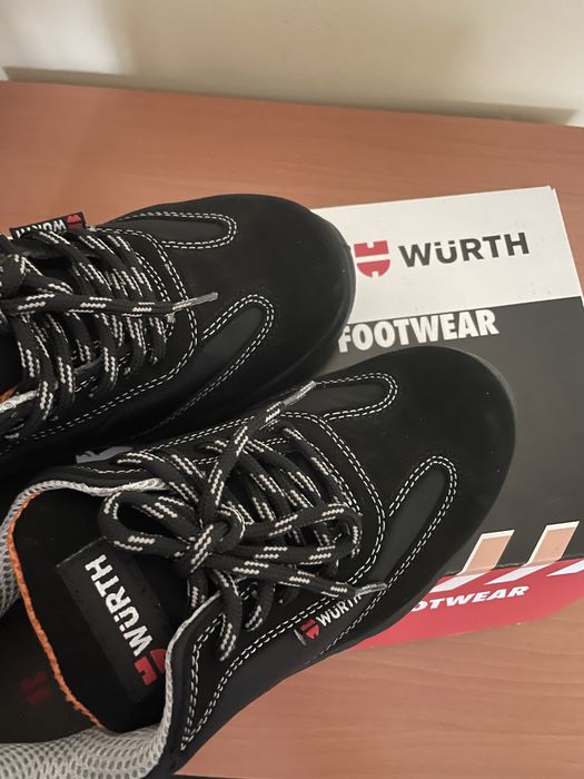 Работни обувки Wurth, с метално бомбе, размер 37