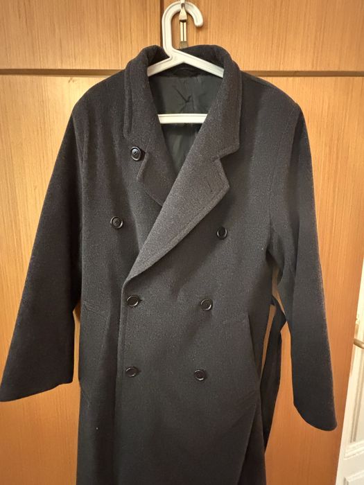 100% вълнено палто Boss Continental