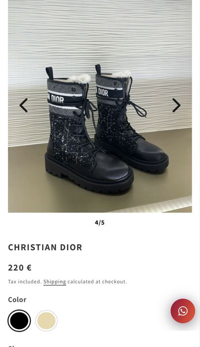 Дамски Боти  Christian Dior - Чисто Нови! 40н.