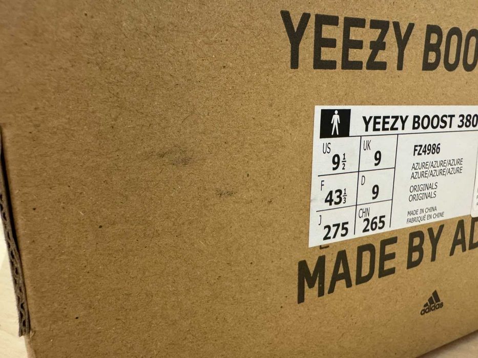 Adidas Yeezy Boost 380 Azure - mărimea 43 1/3 noi, originali 100%