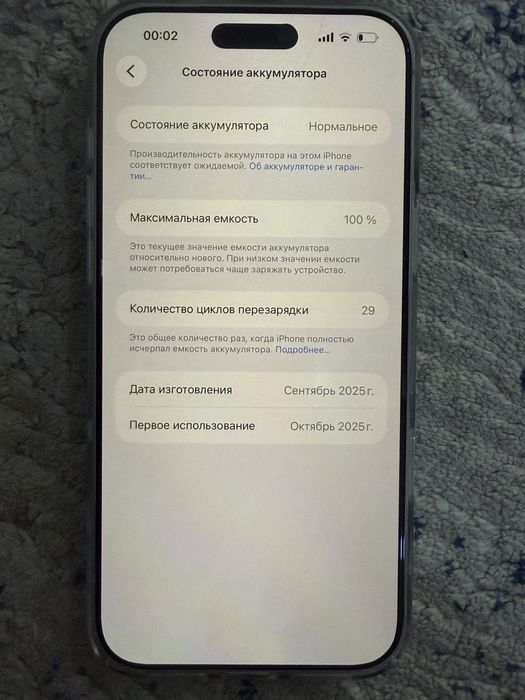 17 pro max silver 256 gb