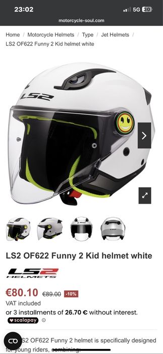 Vand casca moto pentru copii