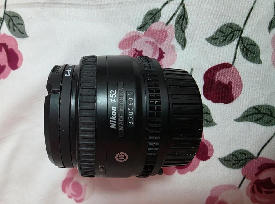 Obiectiv Nikon AF Nikkor 50mm f/1.8D + Filtru UV inclus