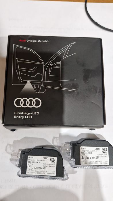 Lumini led logo Audi originale