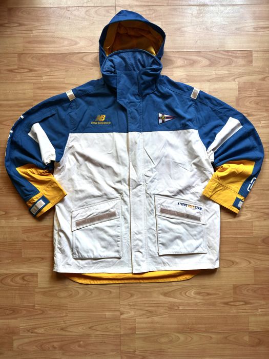 Yachting rain jacket jacheta hooded New Balance Olympic games '04