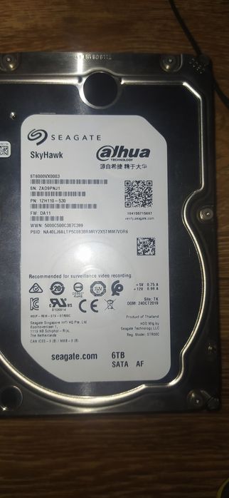 Жёсткий диск 6 терабайт