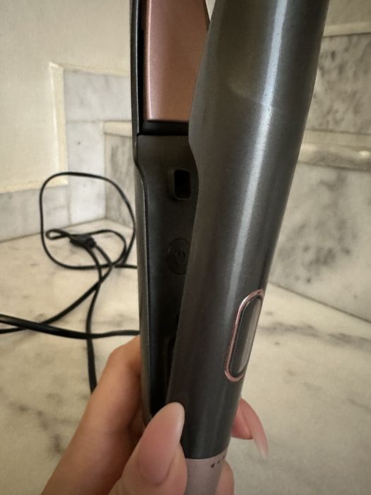 Маша за къдрене и изправяне на коса - 2 в 1+подарък протектор за път