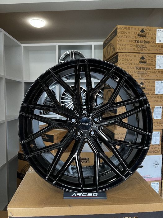 Jante R18 5x112 Arceo Valencia Noi Audi A3 A4 A5 A6 A7 A8 Q3 Q5 Q7 Mercedes C E S CLA CLS GLC GLE BMW G20 G30 F40 X1 X3 VW Golf Passat Tiguan