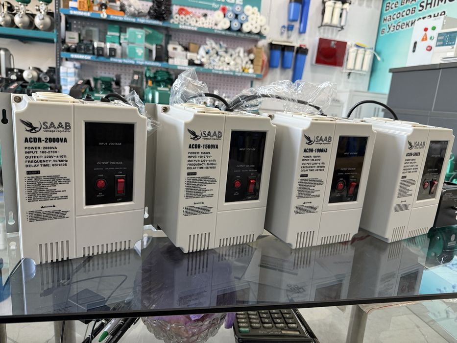 ГАРАНТИЙНЫЙ стабилизатор напряжения SAAB 1000 Вт 220вольт original