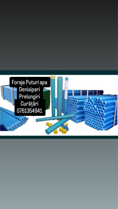 Foraje puturi apa