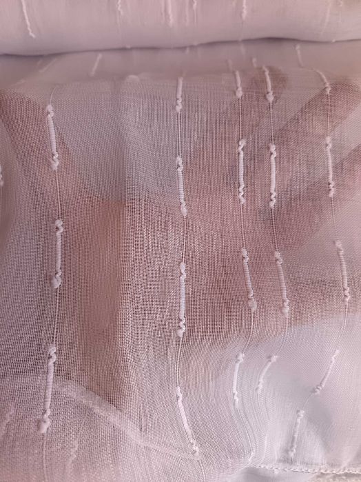 Тюль под лен новый 2 штуки