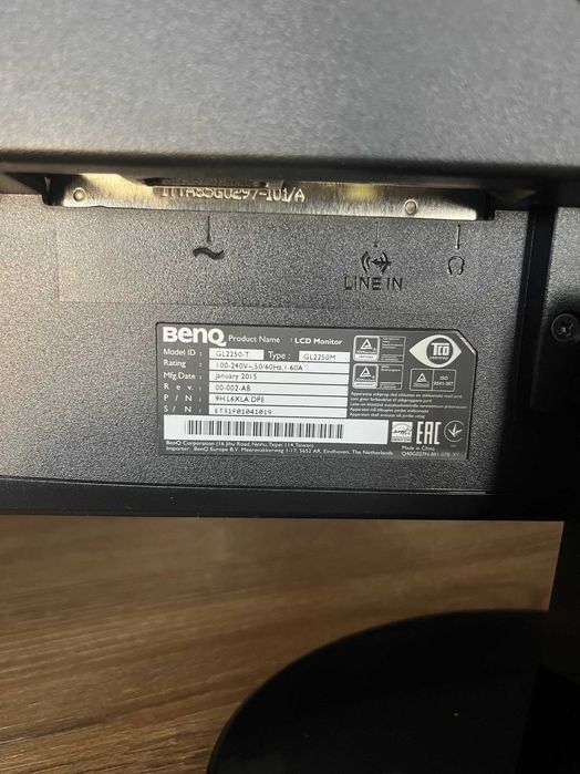 Монитор BenQ GL2250-T 21.5" Full HD (VGA + DVI)