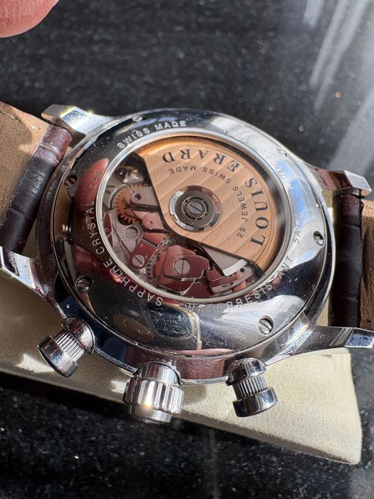 Ceas Automatic Louis Erard Chronograph Telemeter / Swiss Made / Safir