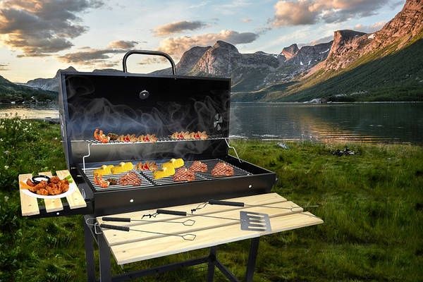 Дачный мангал очаг барбекю гриль шашлычница учаг кура