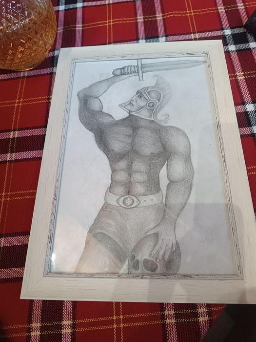 Картина ръчно рисувана.