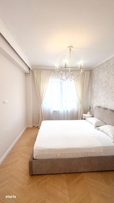 Apartament trei camere, ultrafinisat, partial mobilat, strada Urusagul