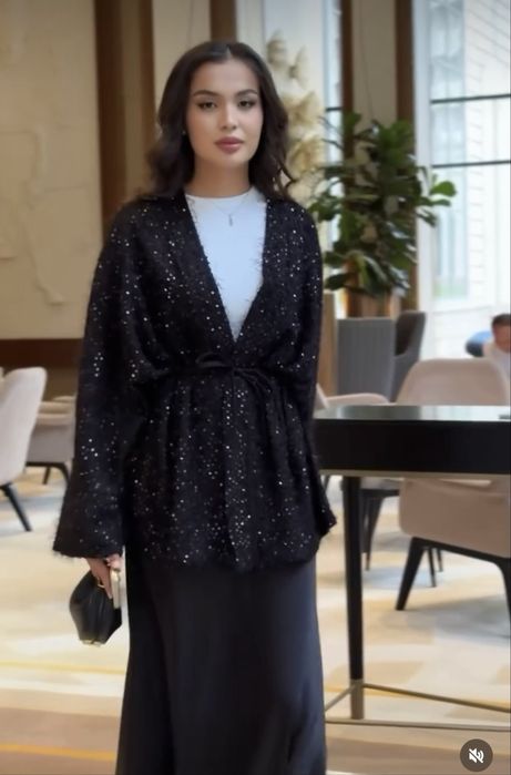 Кардиган с пайетками