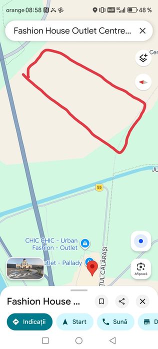 Teren extravilan Cernica 92.479 mp autostrada