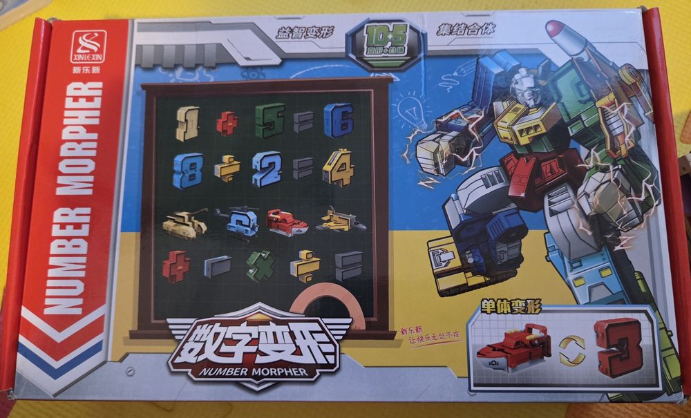 Set cifre transformabile robot