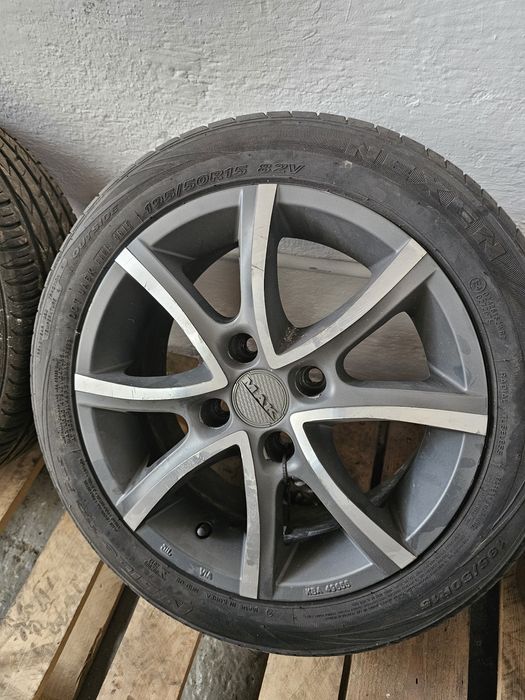 Set jante aliaj  4x108 R15 MAK anvelopa vara compatibile Ford, PSA
