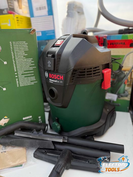 Bosch AdvancedVac 20 - Aspirator umed-uscat, priza scule electrice