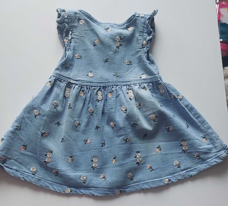 Prenatal дънкова детска рокличка