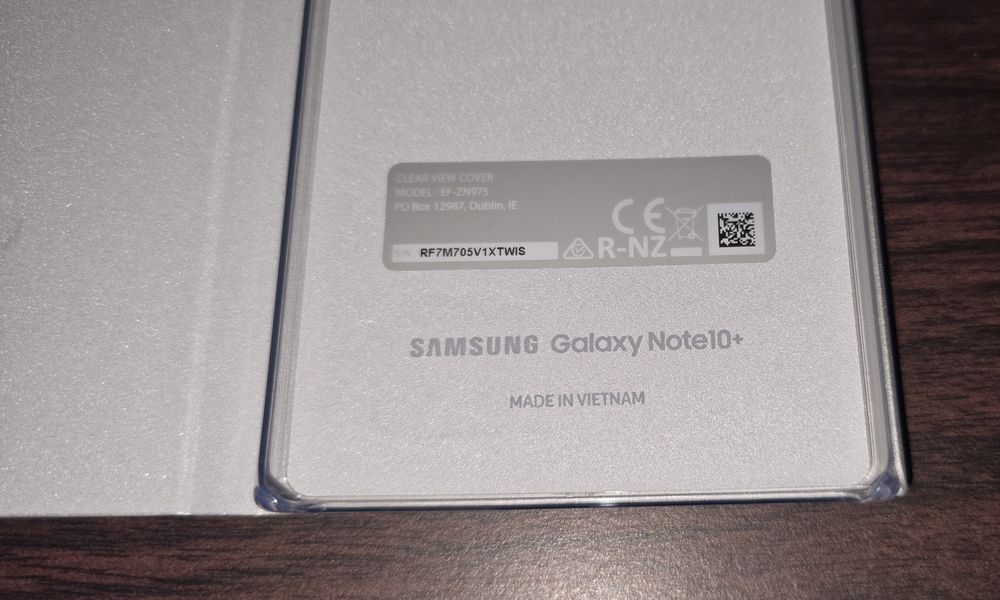 Husa flip smart activa originala Samsung Clear View Cover Note10+