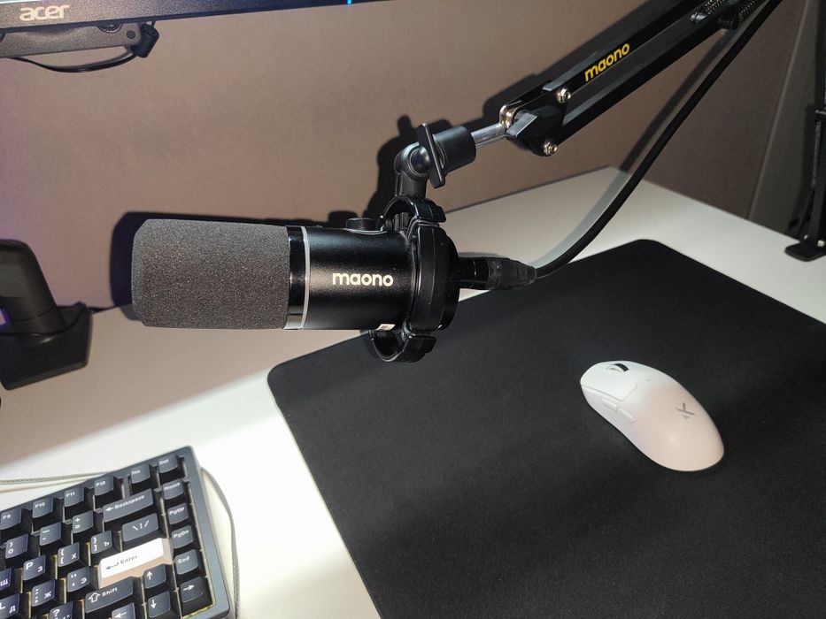 Микрофон maono pd200x + пантограф