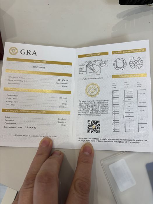 Продам кольцо. Серебро с выращенным брилиантом