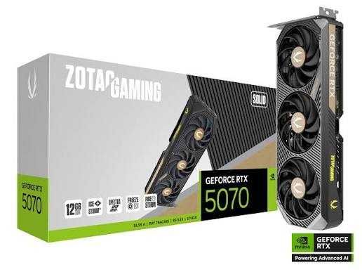 Видеокарта ZOTAC Gaming GeForce RTX 5070-12GB GDDR7