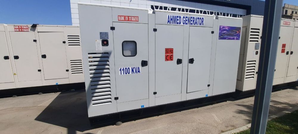 Генератор 1100 кВа  760 кВт (движок)