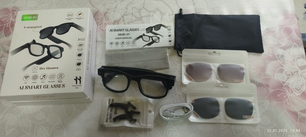 Умные очки AIMB-G1 – Очки с камерой Full HD, видеозапись!!!