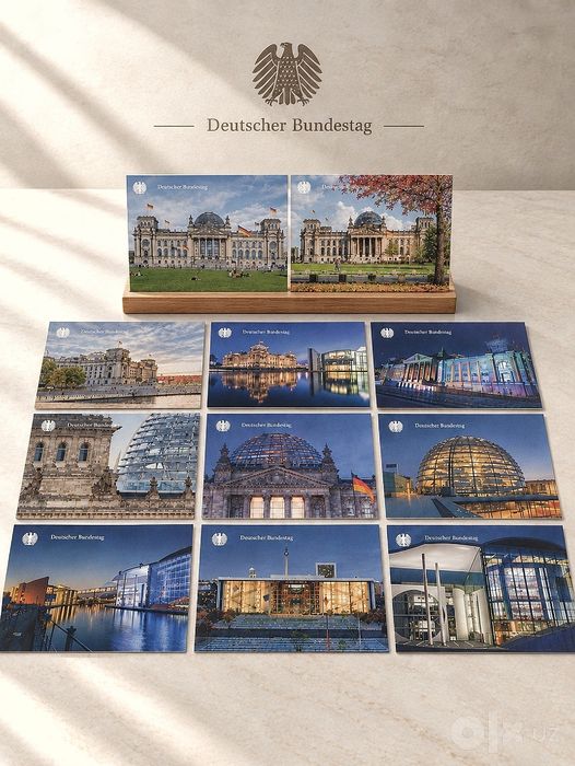 Коллекционные открытки Deutscher Bundestag. Официальная серия.