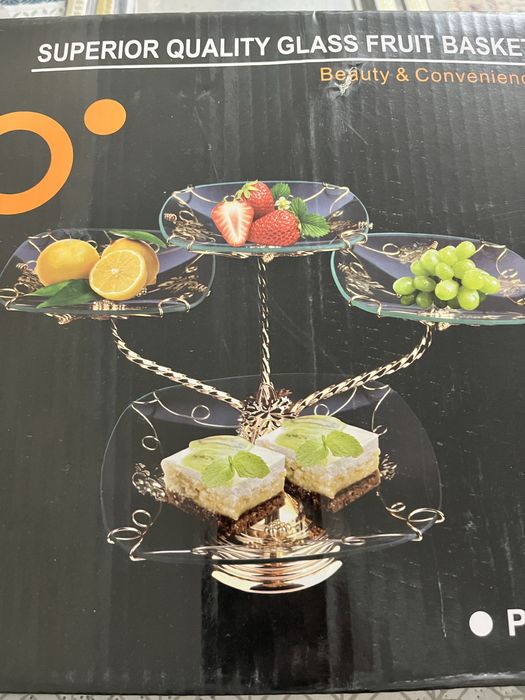 Посуда этажерка в упаковке