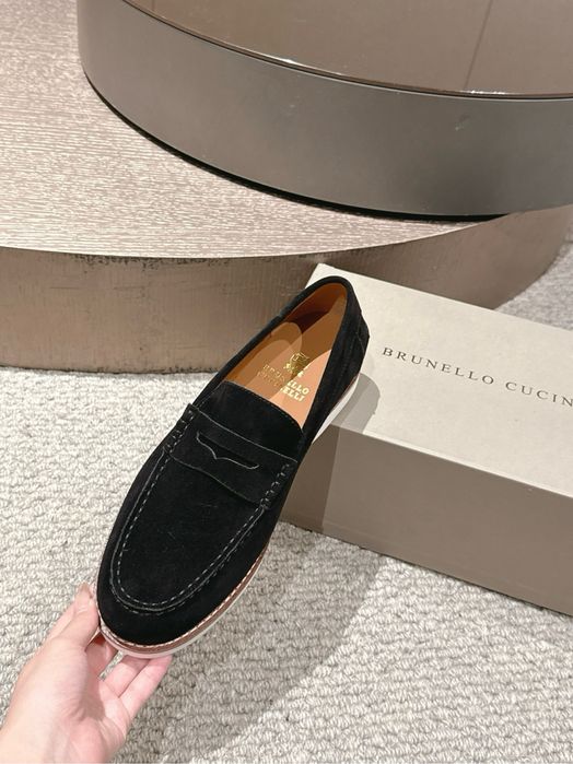 Loafer Brunello Cucinelli  -Premium Suede Black !!!