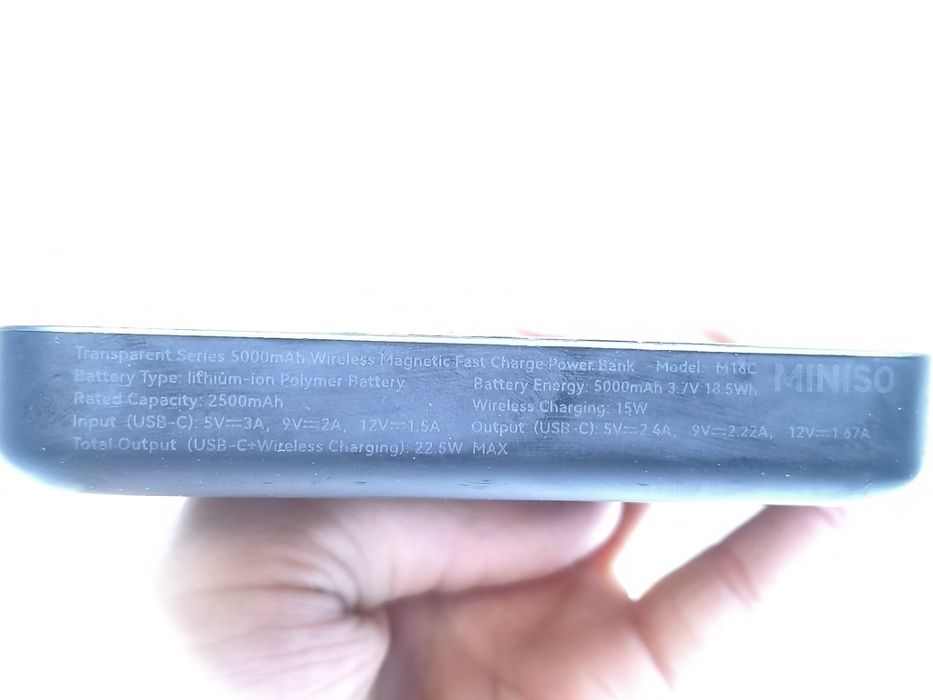 MINISO Power Bank для iPhone 5000 мА·ч