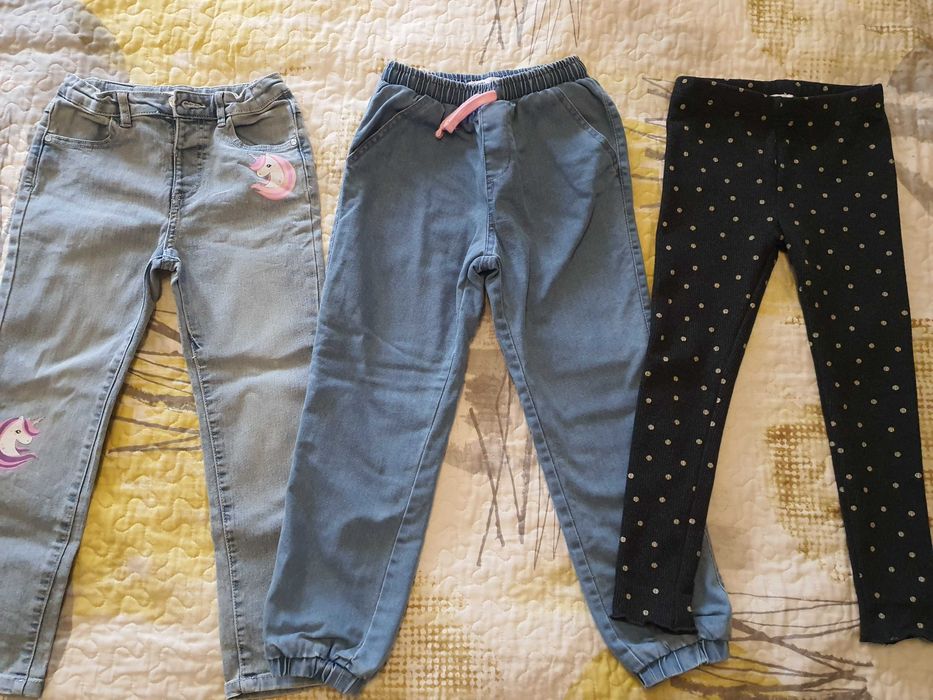 Есенно зимни блузи и клинове за момиченце, размер 116-122