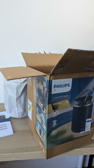 Philips CX3120/01 – нов, неупотребяван, керамичен отоплител 2000W, тих