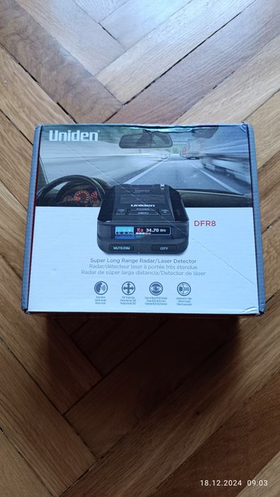 Detector radar Uniden DFR8 DFR9 GPS oled color