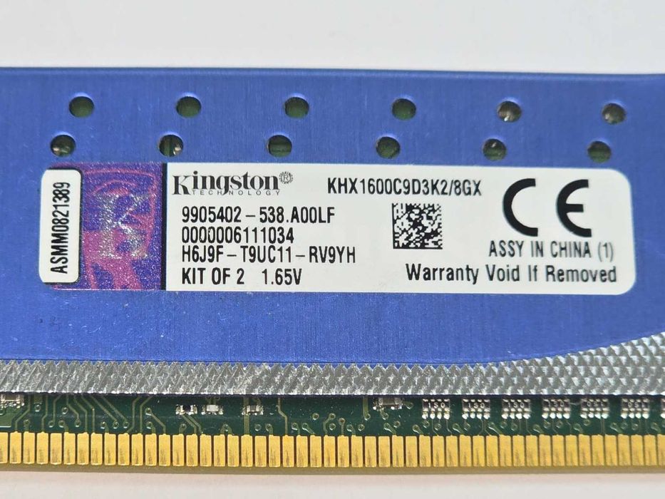 Kit memorie RAM Kingston HyperX Genesis 8GB (2x4GB), DDR3, 1600MHz CL9